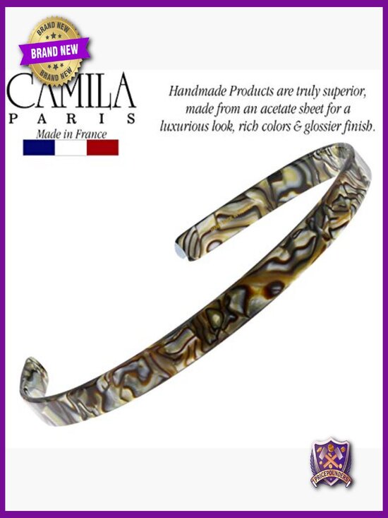 French Handmade Hair Band Strong Hold No Slip Flexible Durable Styling Accessory